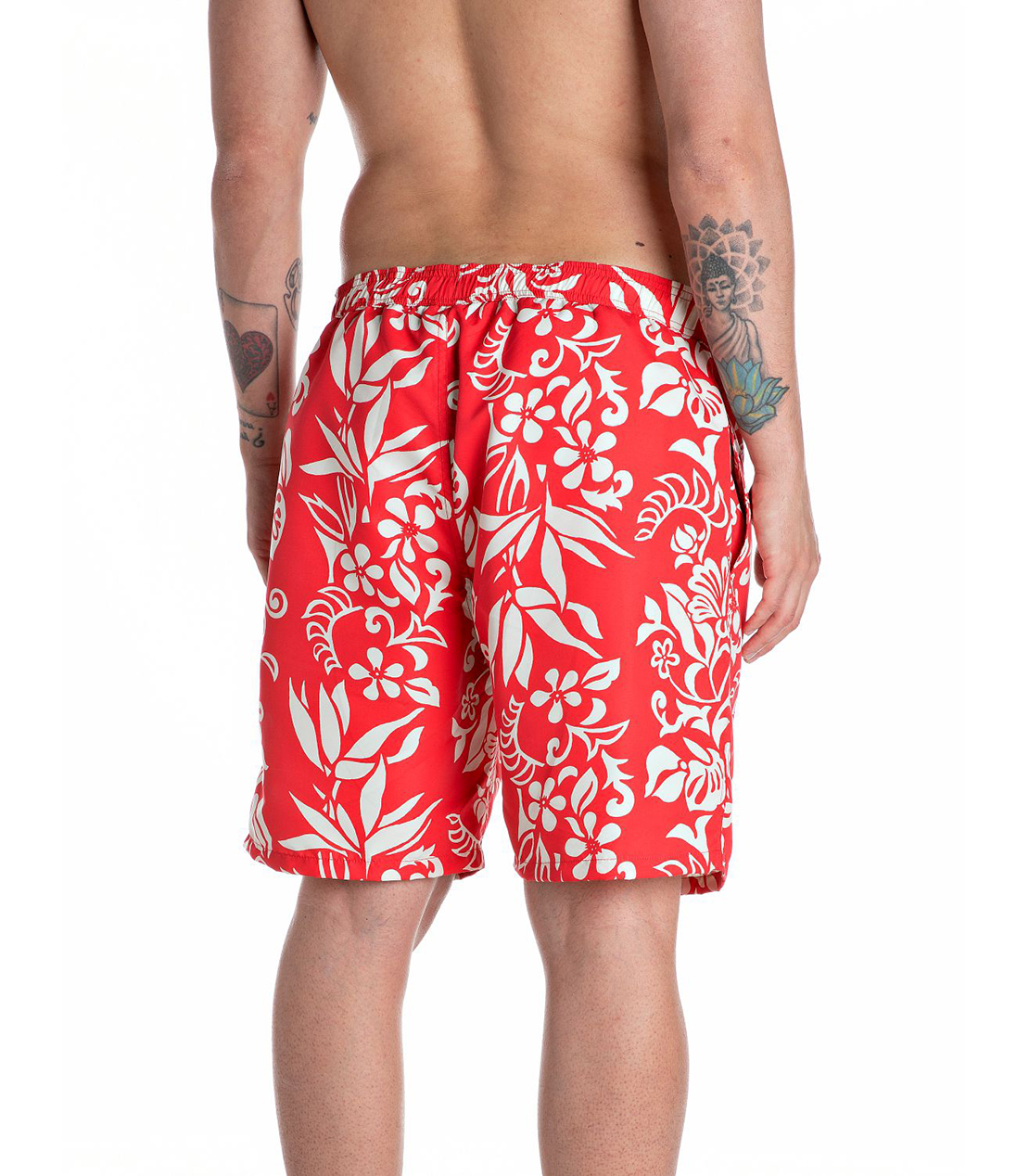 ハワイアン　セットアップB　⑧ ハワイアンアロハ スイムショーツ(セットアップモデル）｜REPLAY